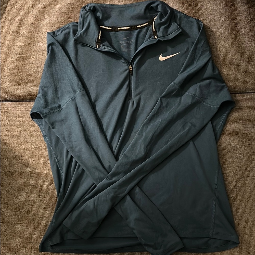Nike Dark Teal Quarter-Zip Pullover